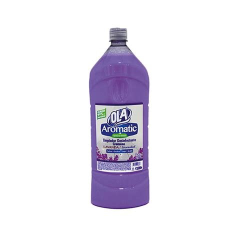 Limpiador De Pisos Ola Aromatic Lavanda Cremoso X 900 Ml Rojas