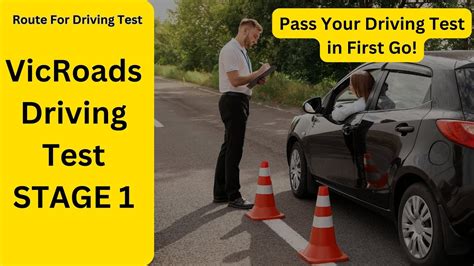 Stage 1 Of The Vicroads Driving Test Mock Test Route Driving Tips