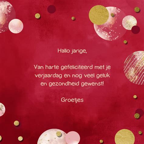 Verjaardagskaart Felicitatie Wenskaart Confetti Kaartje2go