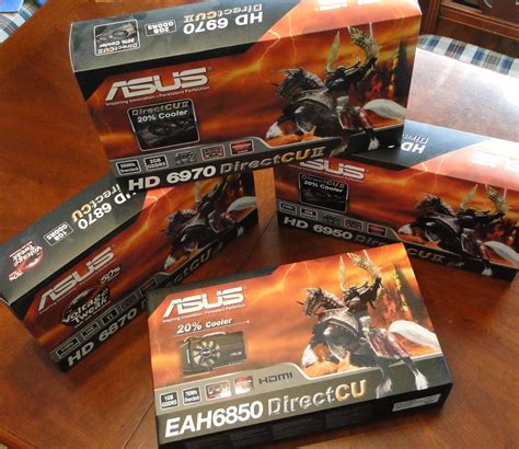 Asus DirectCU and DirectCU II for AMD: 6850, 6870, 6950, and 6970 ...