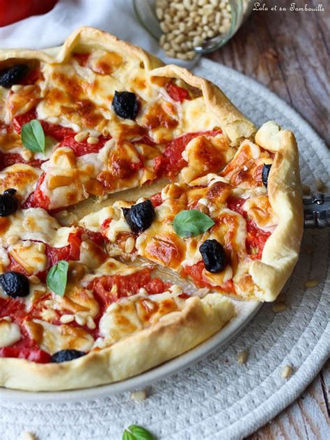 Tarte à la scamorza tomates Lolo et sa tambouille