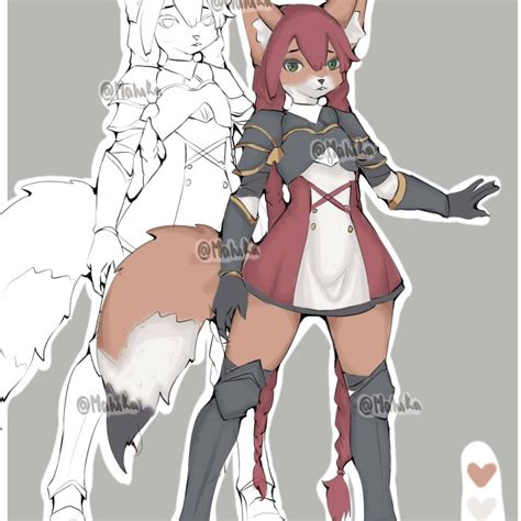 Adopt Fox Knight YCH Commishes