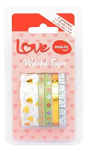 Fita Adesiva Decorada Washi Tape Love Mm X M Mercadolivre