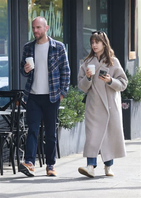 Lily Collins And Charlie Mcdowell At All Time Restaurant In Los Feliz