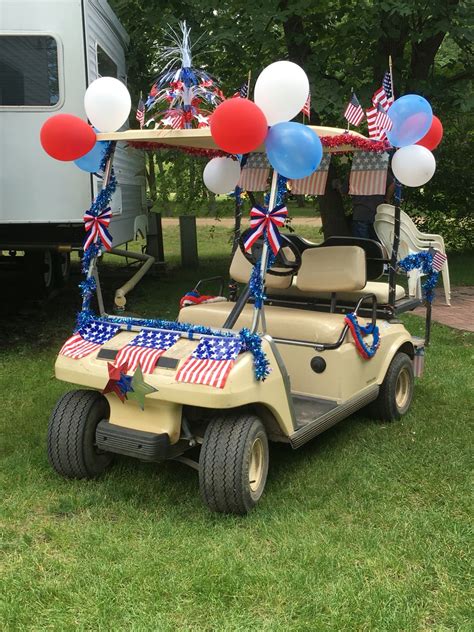 Fourth Of July Golf Car Float Ideas For A Parade Golf Cart