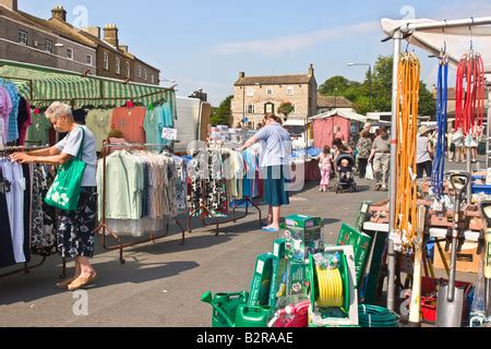 Market Place Leyburn Yorkshire England Stock Photo - Alamy