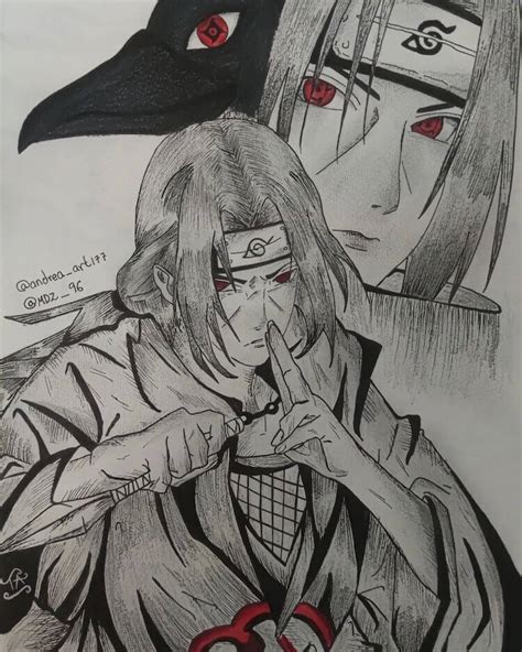 Uchiha Itachi Pencil Sketch Fanart Fan Art Painting Itachi Uchiha | The Best Porn Website