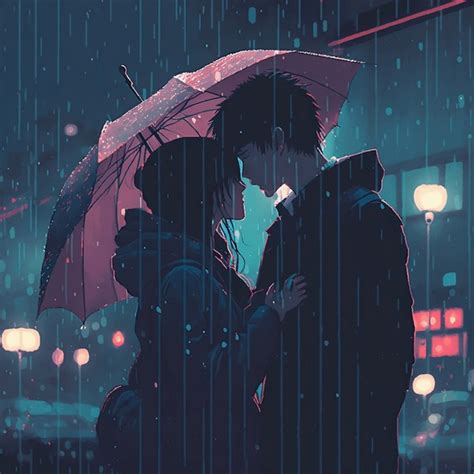 101 Anime Boy And Girl In Rain Images, Stock Photos, 3D objects, & Vectors | Shutterstock