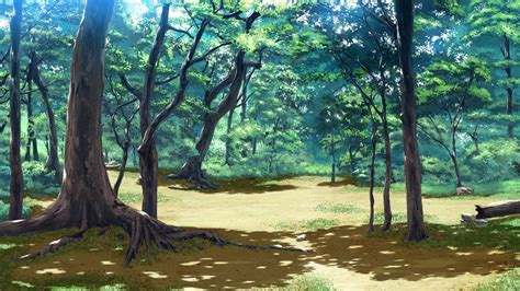 🔥 [0+] Backgrounds Forest Anime | WallpaperSafari