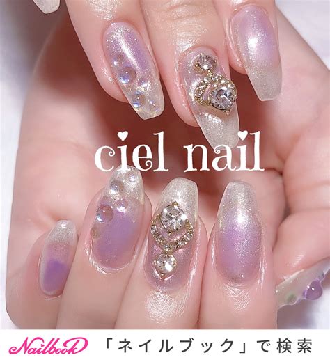 春 夏 オールシーズン ハンド ビジュー Chihocielのネイルデザイン No 8157798 ネイルブック