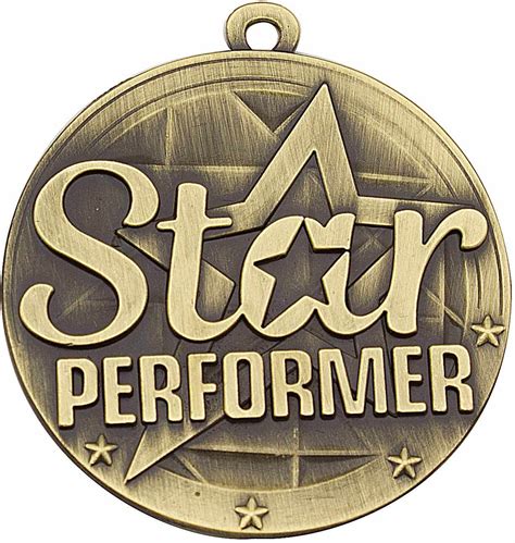 Star Performer Gold Medal Direct Trophies And Awards