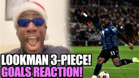 Lookman Hat Trick GOALS Reaction Vs Leverkusen NIGERIA RISES YouTube