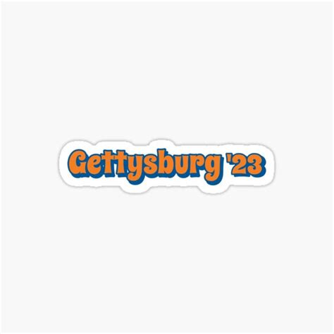 Gettysburg College Stickers Redbubble