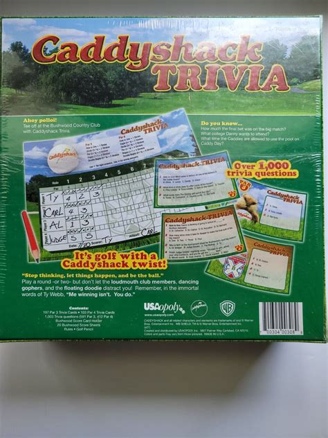 Caddyshack Trivia Usaopoly Board Game Factory For Sale Online Ebay