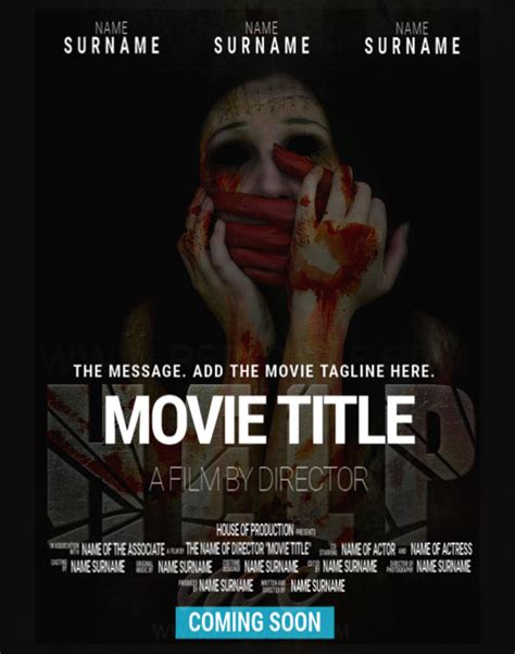 Horror Movie Poster Photoshop Tutorial