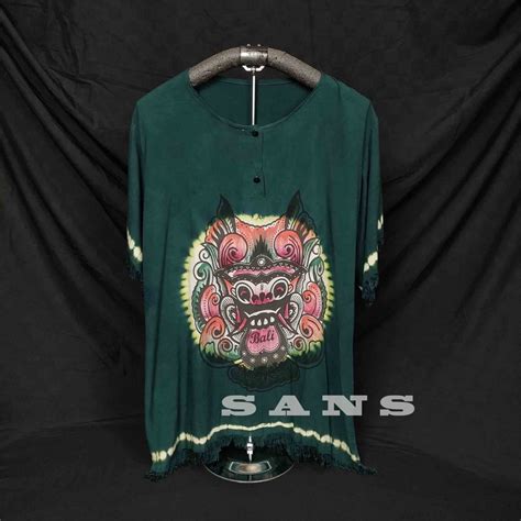 Jual Baju Barong Bali Baju Pantai Bali Baju Bali Kaos Bali Green