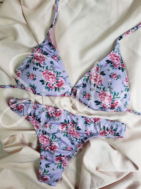 BIKINI FLORES VIOLETA T 85 Sicilia Showroom