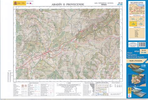 Abadín Mapa Topográfico Nacional 1 25 000 2019