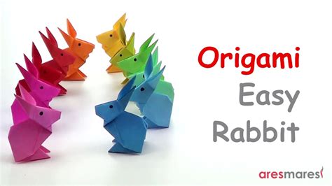 Origami Very Simple Rabbit Easy Single Sheet YouTube