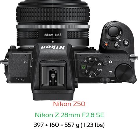 Nikon Z50 Camera And Nikon Z 28mm F28 Se Lens