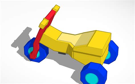 3d Design Tricycle Tinkercad