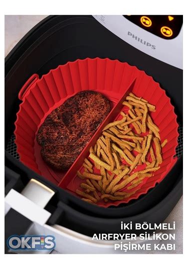 Airfryer Silikon Pişirme Kabı 2 li Set Fırın Kalıbı 20x5 cm Siyah