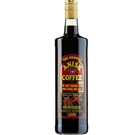 Fvlfil Kaffee And Ouzo Likör 1 Liter Flasche Kaffeelikör 21 Vol Anis