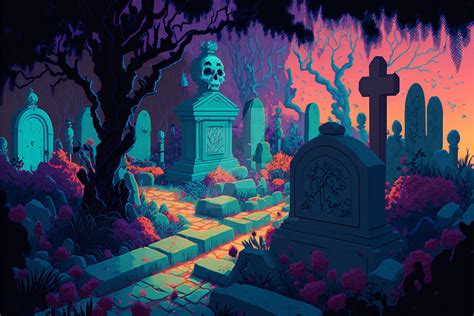 Bright And Beautiful Graveyard Iii By Midnightdaydreaming On Deviantart