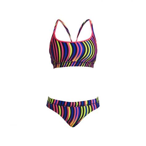 Funkita Squiggle Piggle Sports Bikini Set Damen Online Kaufen Beim Tri