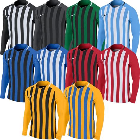 Nike Striped Division III Long Sleeve Senior Football Jersey