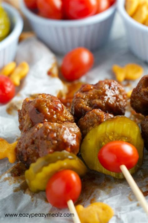 Bbq Bacon Cheeseburger Meatballs Easy Peasy Meals