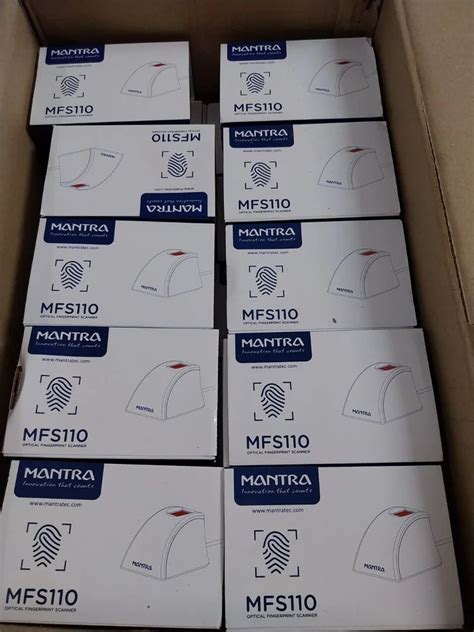 MFS110 L1 Optical Sensors Mantra Mfs 110 Fingerprint Scanner at ₹ 4000 ... 