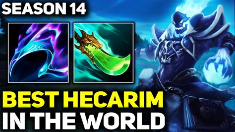 RANK 1 BEST HECARIM IN SEASON 14 AMAZING GAMEPLAY League Of