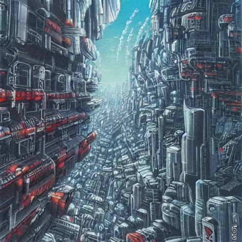 Highly Detailed Futuristic City Akira Cityscape Stable Diffusion