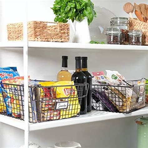 Gorgeous Stackable XXL Wire Baskets For Pantry Storage and Organization ...