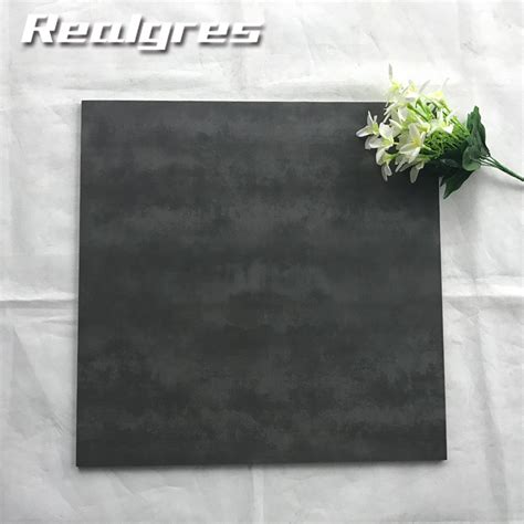 600X600mm Rustic Cheap Floor Black Slip Resistant Matt Porcelain Marble