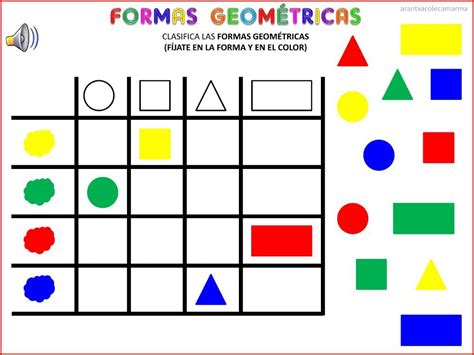 Formas geométricas ficha interactiva y descargable Puedes hacer los