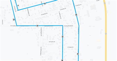 Santa Parade Route Scribble Maps