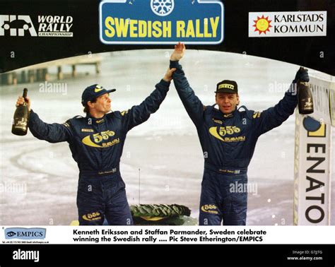 Sweden celebrate winning the swedish rally hi-res stock photography and ...