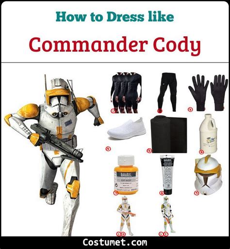 Commander Cody CC 224 Costume For Cosplay Halloween 2022 Trio