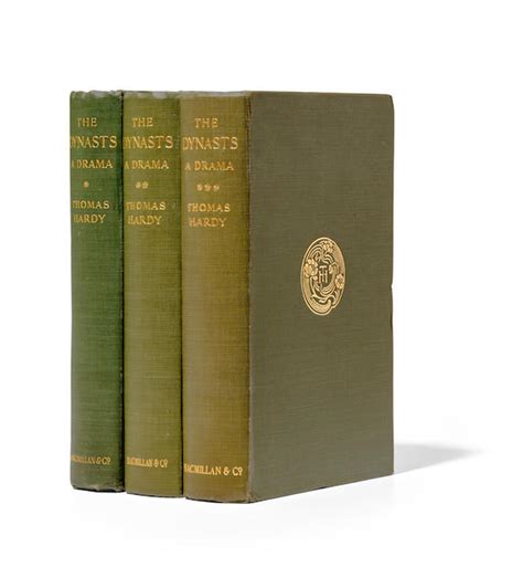 Bonhams Hardy Thomas 1840 1928 The Dynasts London Macmillan And Co