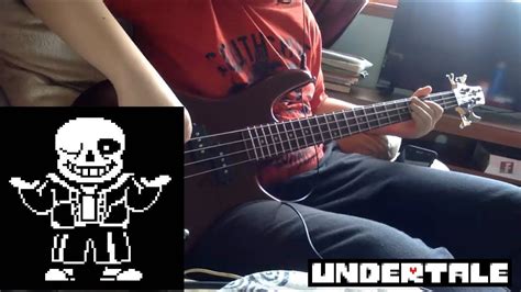 Undertale Sans Bass Cover Youtube