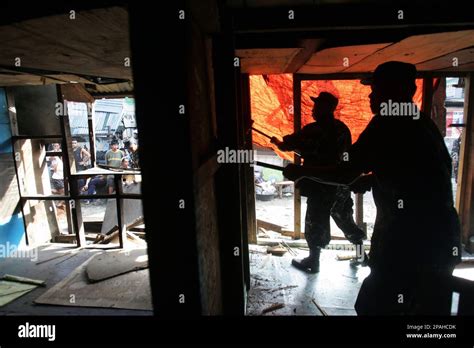 Residents Left Watch As Philippine Soldiers Demolish Their Homes