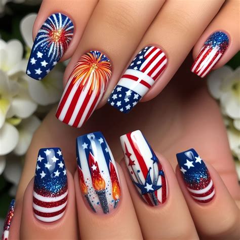 70 4th Of July Nail Art Ideas Star Spangled Perfection Effortlessly