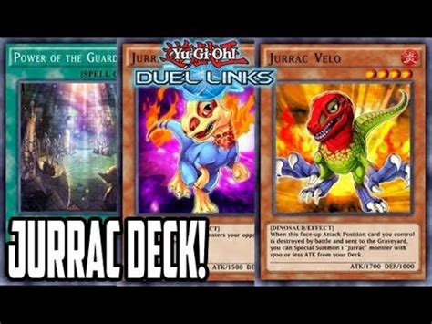 JURRAC DECK Yu Gi Oh Duel Links ZeroTG YouTube