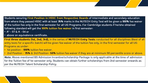 2. Merit Based Scholarships