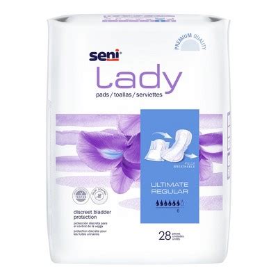 Seni Lady Ultimate Bladder Control Pad Heavy Absorbency 14 4 Inch