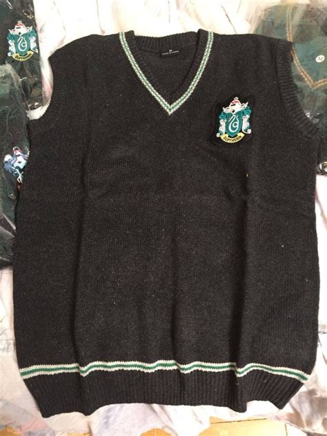 Slytherin Harry Potter Vest Sweater Costumes Slytherin Harry