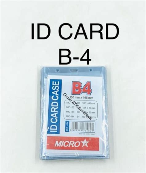 DAPAT 1 PLASTIK ISI 20 ID CARD Isi 20 Plastik Mika Name Tag ID Card