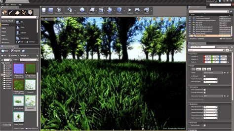 How To Add Wind To Foliage Unreal Engine 4 Youtube